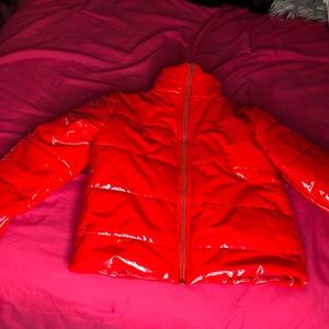 Red Bubble Coat
